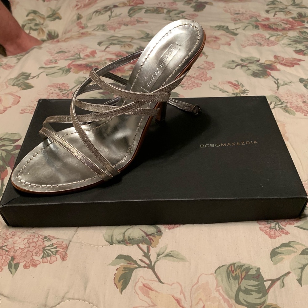 MA-INEZ Leather Ankle Strap Sandal